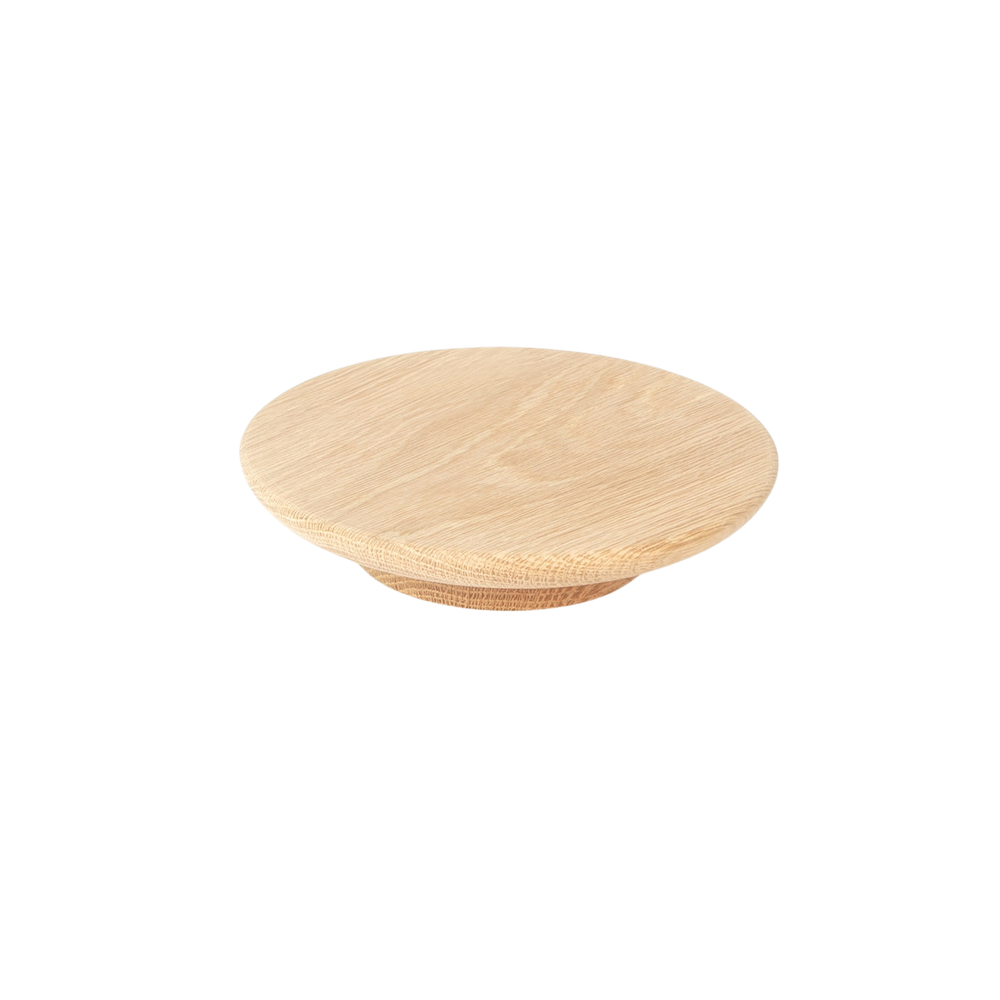 Momo Daintree Full Round Timber Handle 150mm Raw American Oak