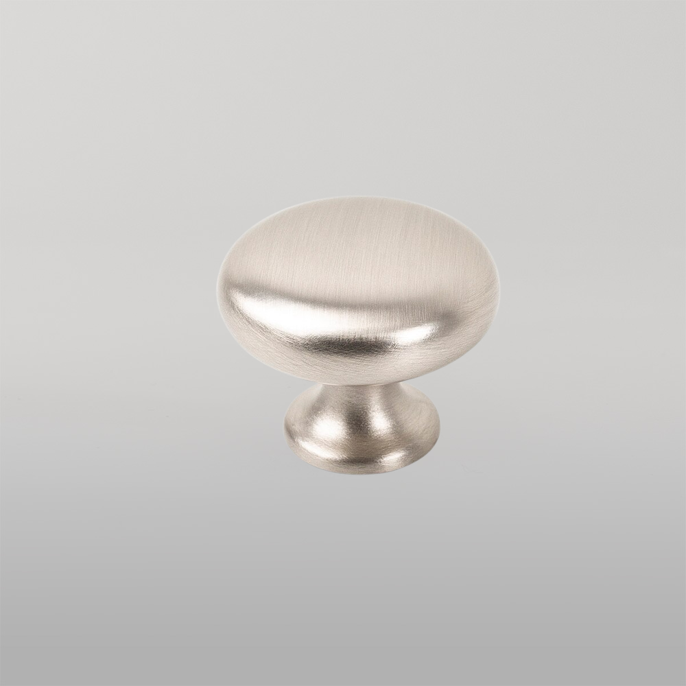 Momo Duke Round Knob 31mm Brushed Nickel