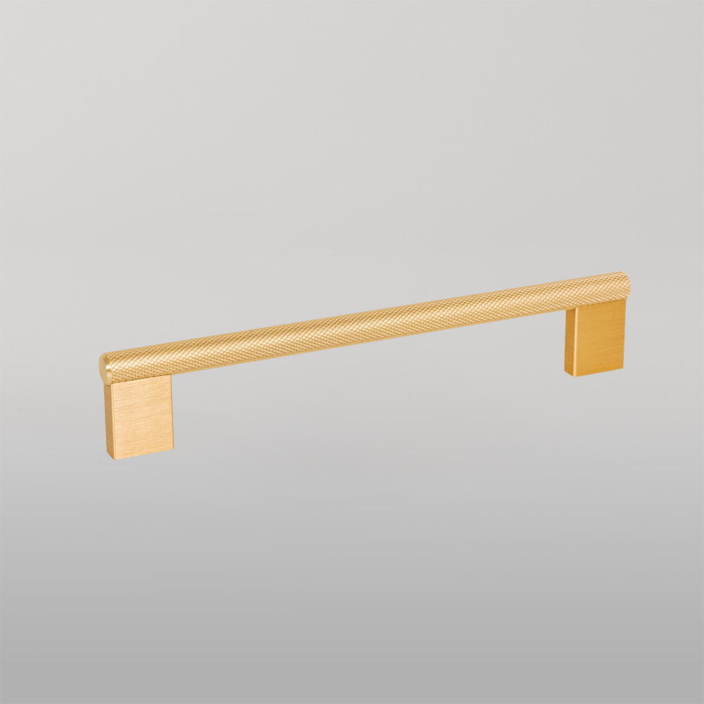 Momo Graf Knurled D Handle 160mm Brushed Dark Brass