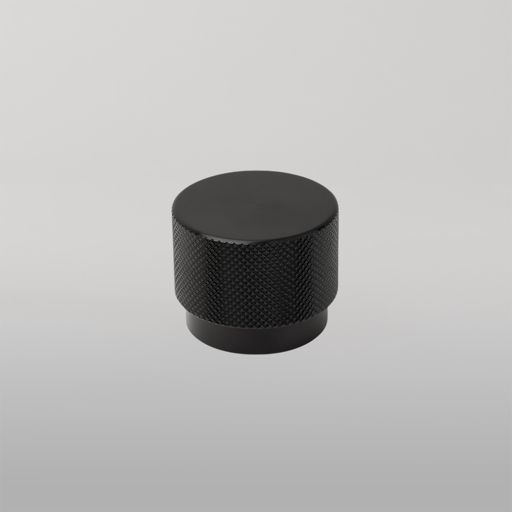 Momo Graf Round Knob 38mm Brushed Black