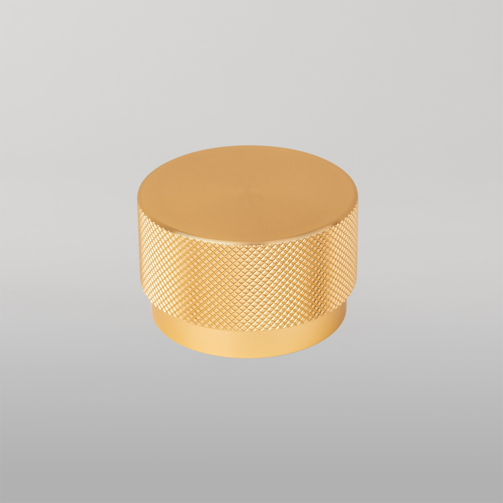 Momo Graf Round Knob 50mm Brushed Dark Brass