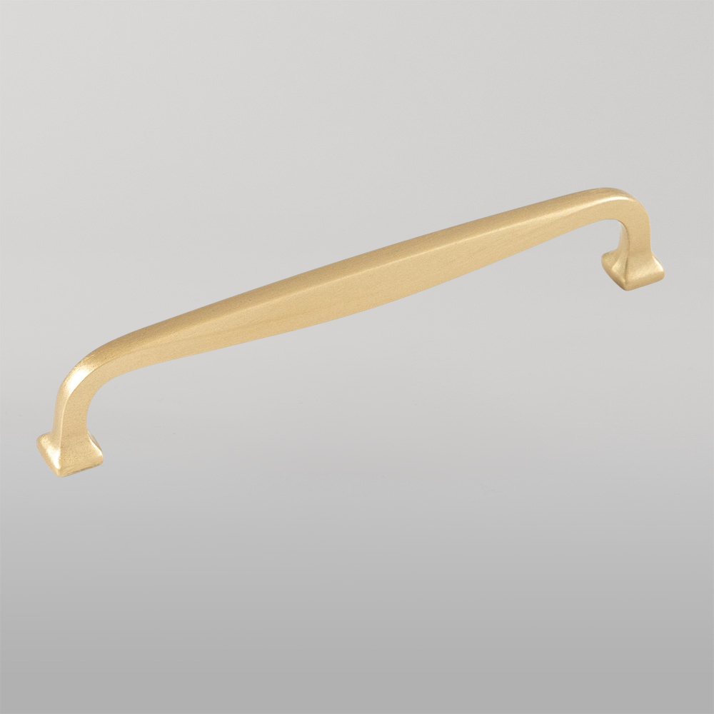 Momo Jago D Handle 160mm Satin Brass