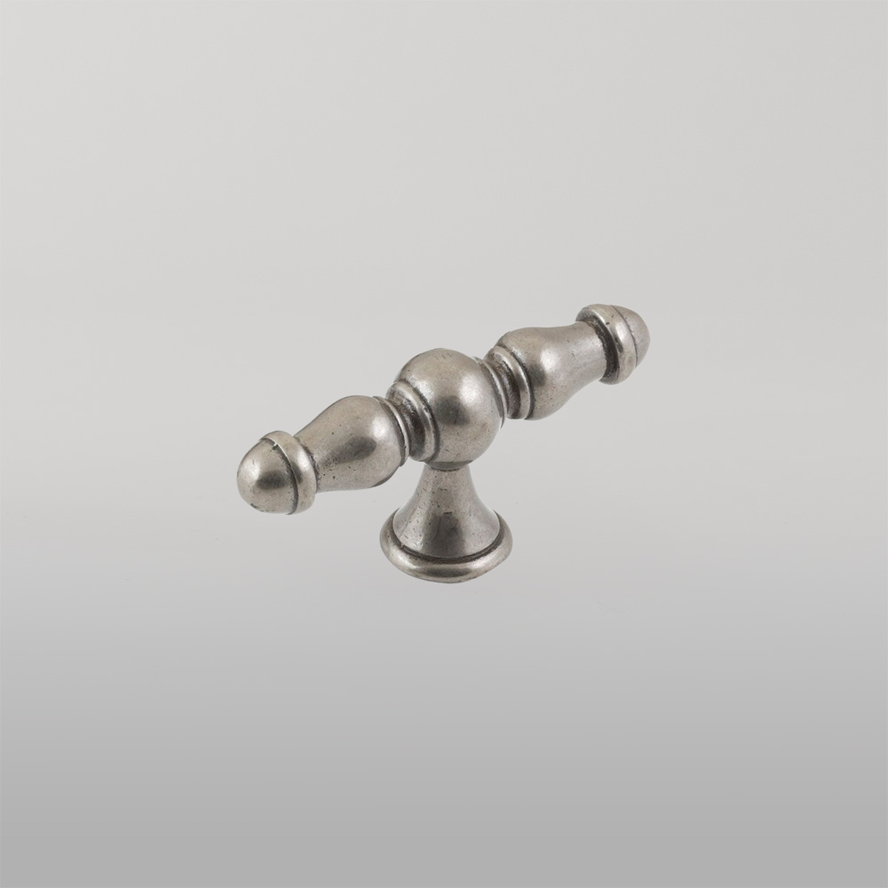 Momo Bordeaux T Knob 90mm Pewter