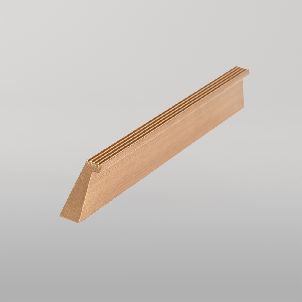 Momo Rail D Handle 160mm Brushed Dark Brass