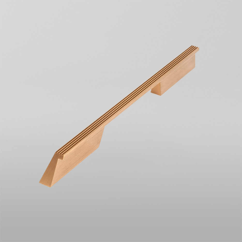 Momo Rail D Handle 192mm Brushed Dark Brass