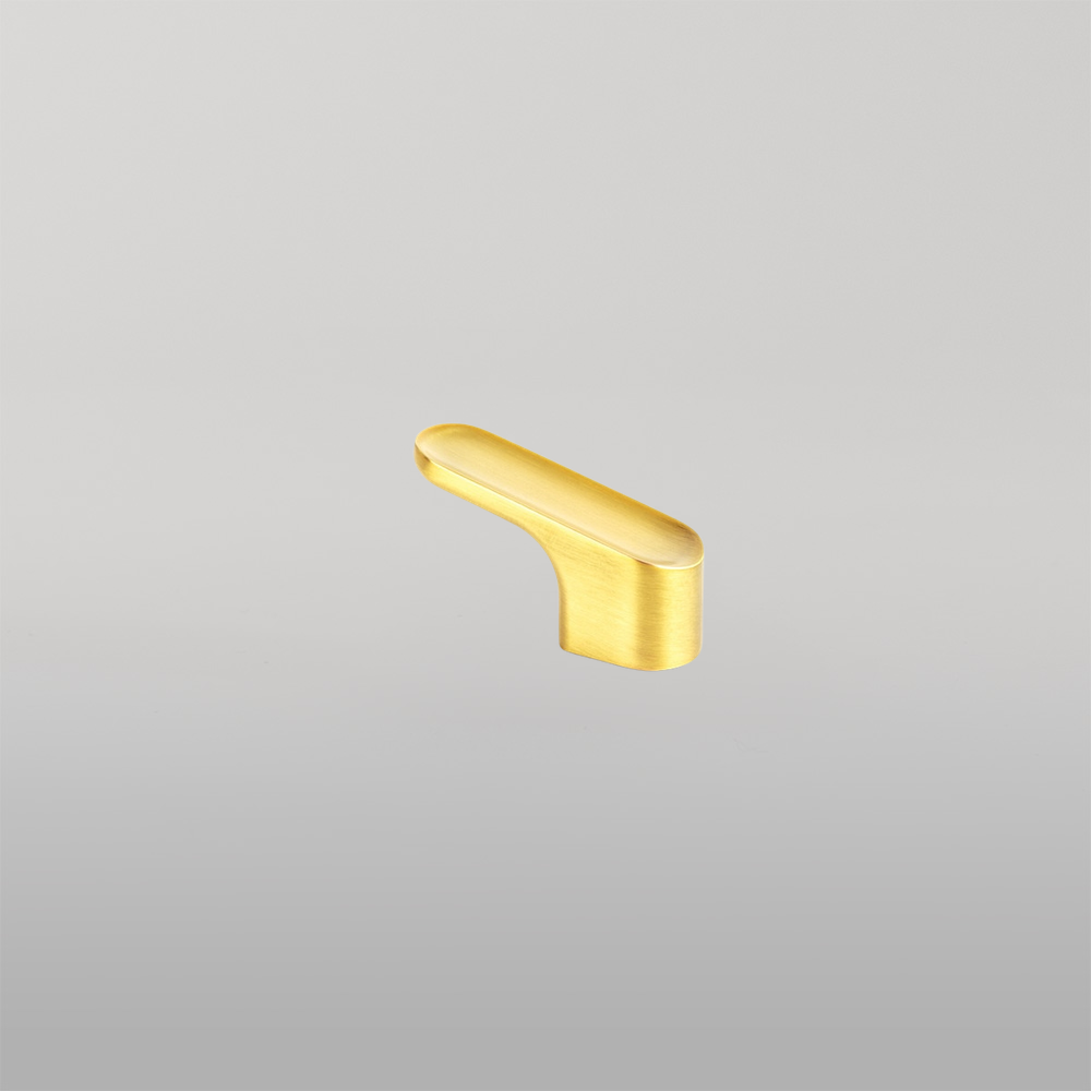 Momo Luv Angled Knob 51mm Brushed Gold