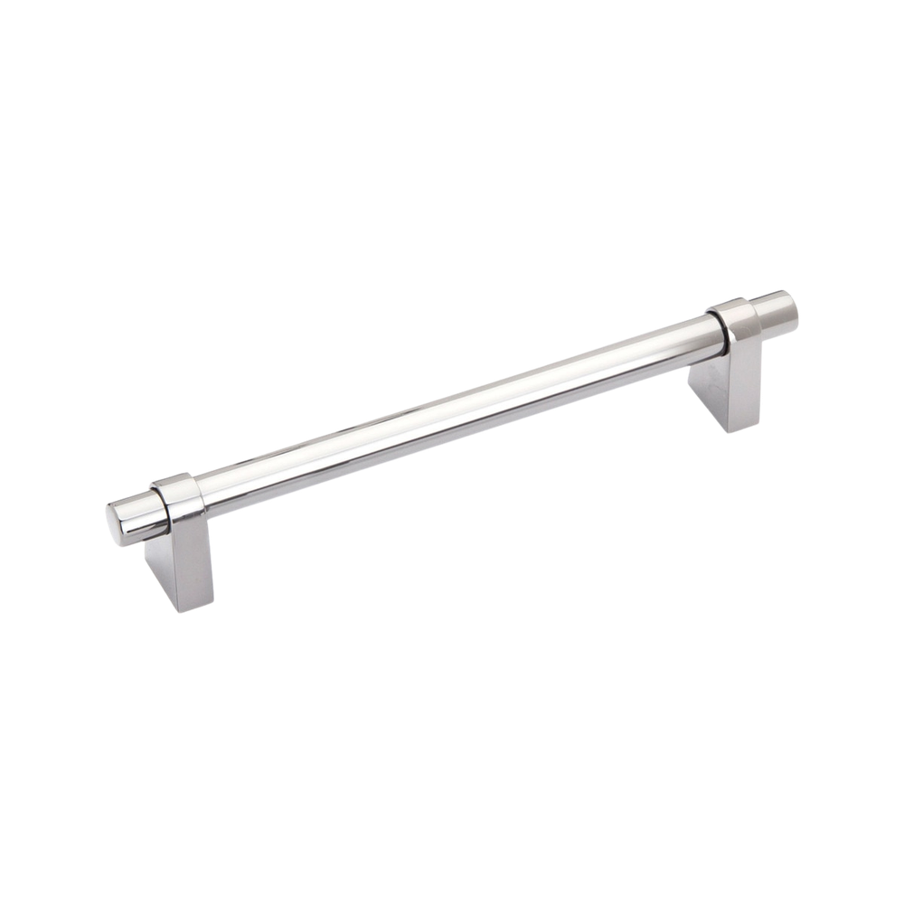 Momo Loreto Bar Pull 128mm Polished Nickel