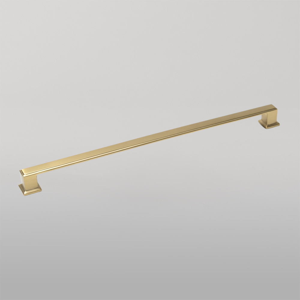 Momo Lucca D Handle 320mm Brushed Satin Brass