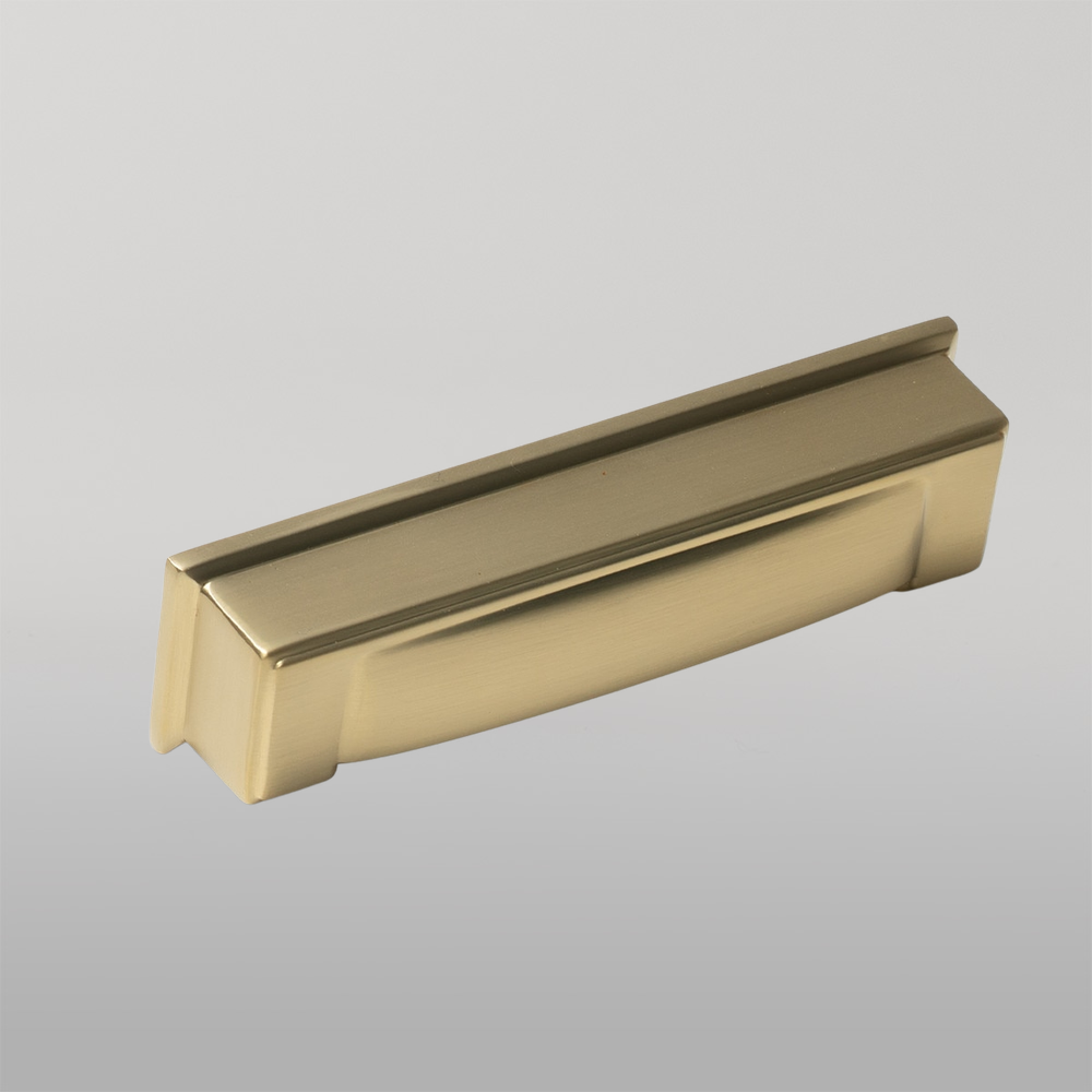 Momo Lucca Cup Pull 96mm Brushed Satin Brass