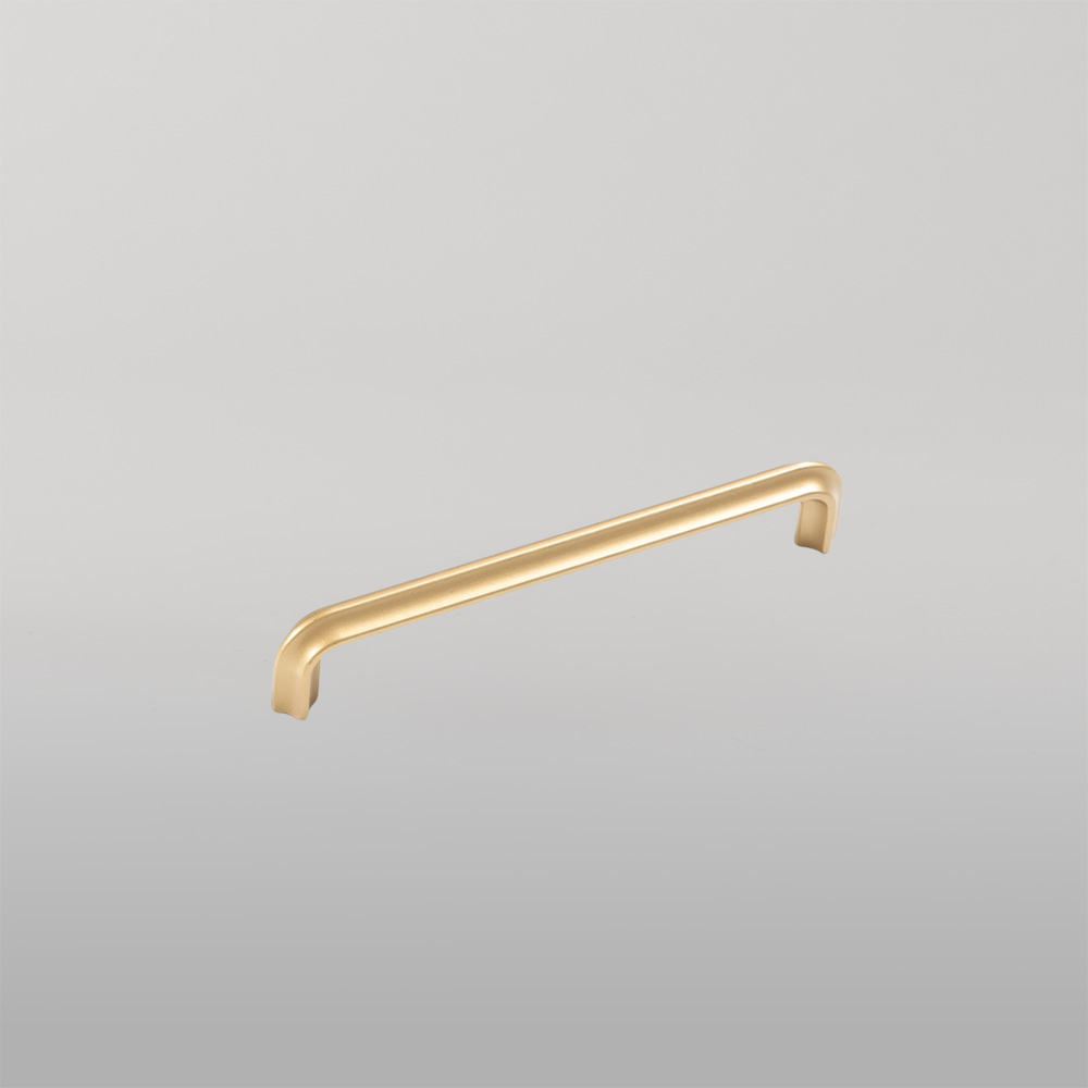 Momo Lumi D Handle 160mm Satin Brass