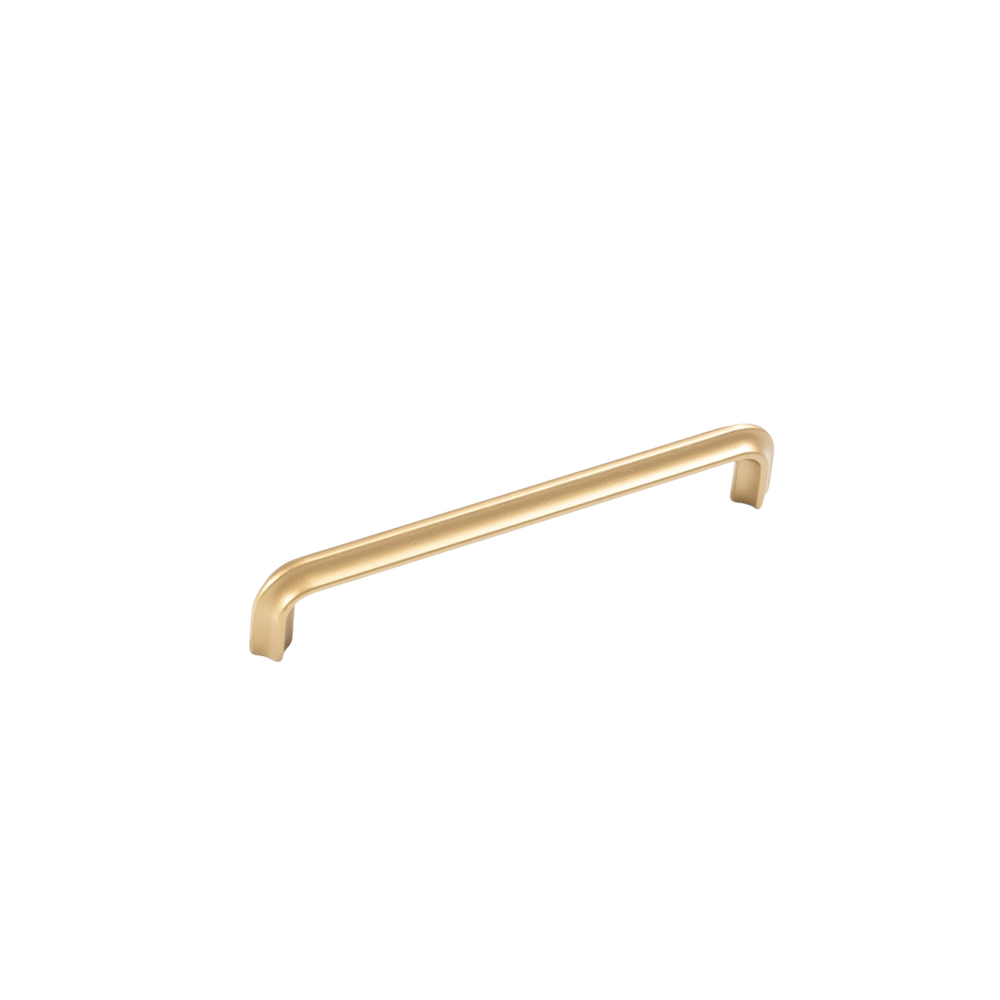 Momo Lumi D Handle 160mm Satin Brass