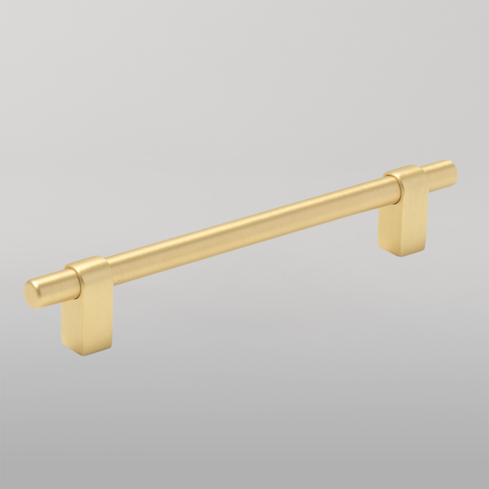 Momo Maida Bar Handle 160mm Brushed Satin Brass