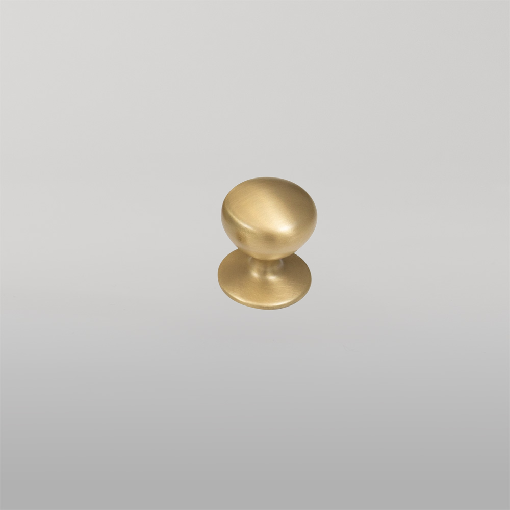 Momo New Hampton Round Knob 32mm Matte Brass