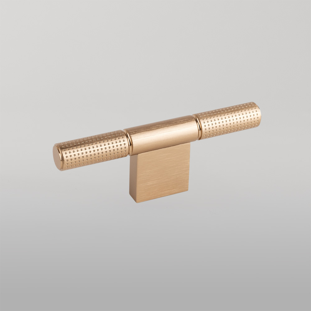 Momo Point T Knob 110mm Brushed Dark Brass