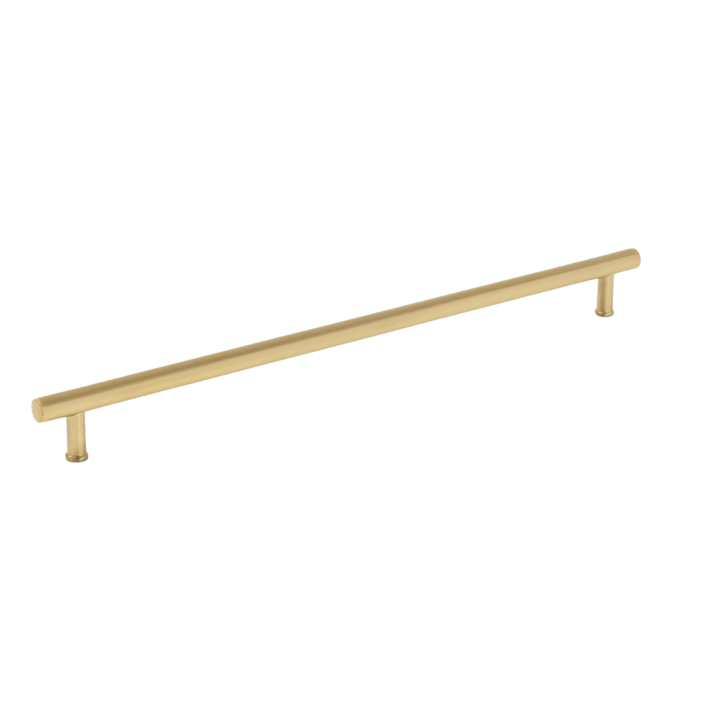 Momo Strano D Handle 320mm Brushed Satin Brass