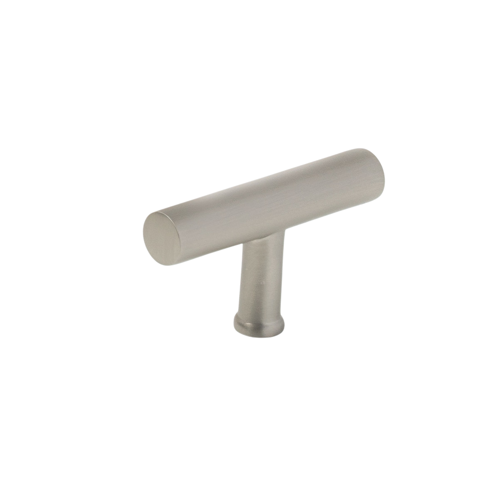 Momo Strano T Knob 60mm Dull Brushed Nickel