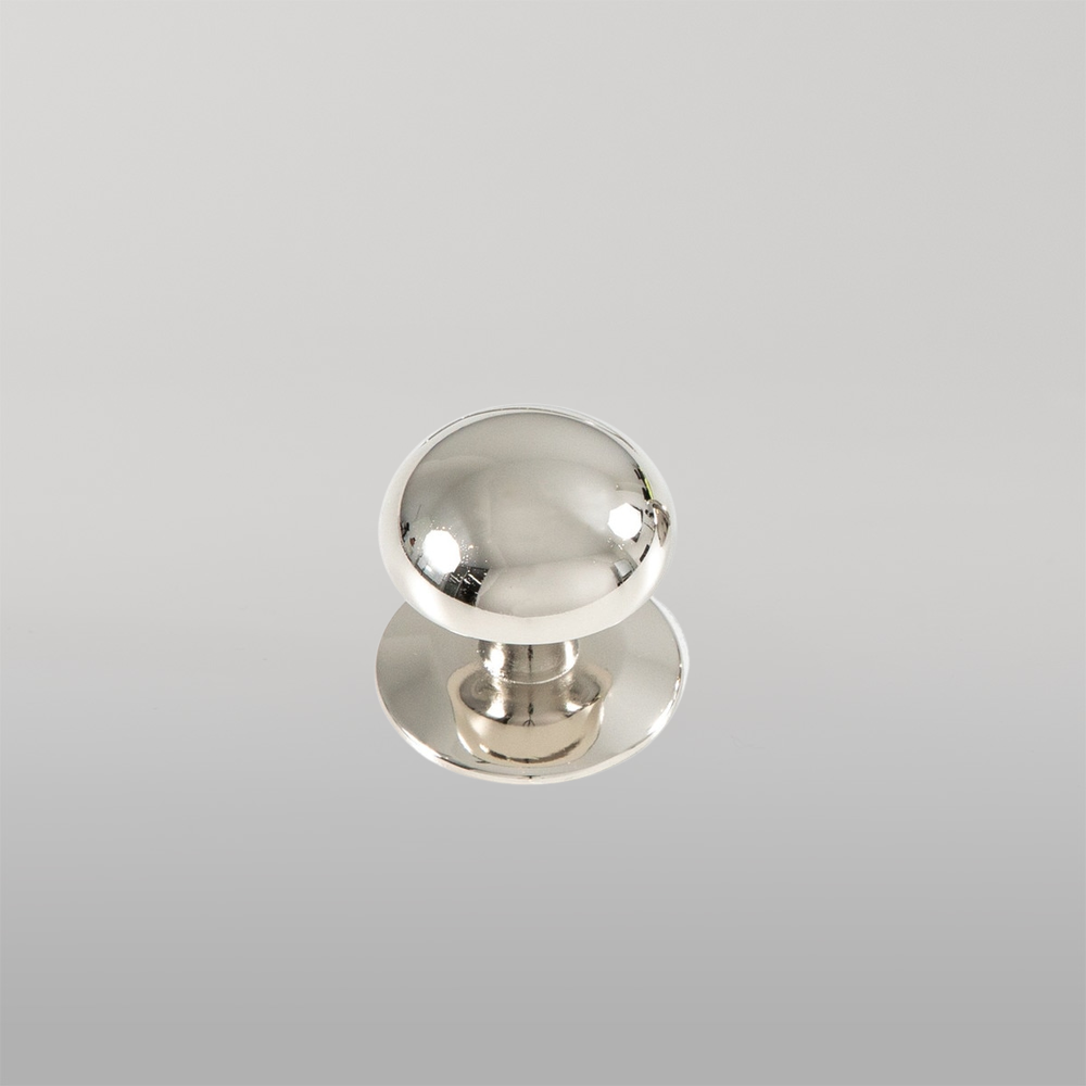 Momo Trafalgar Round Knob 37mm Polished Nickel