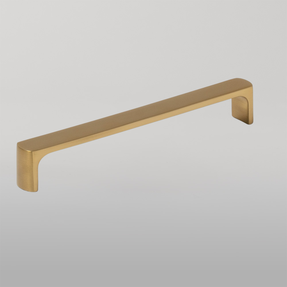 Momo Vena D Handle 160mm Brushed Satin Brass