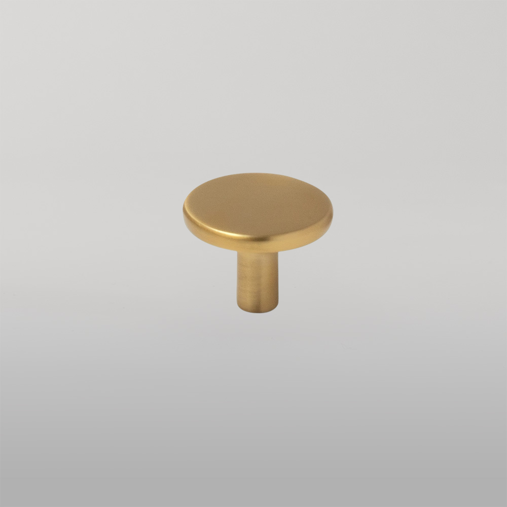 Momo Vena Knob 35mm Brushed Satin Brass