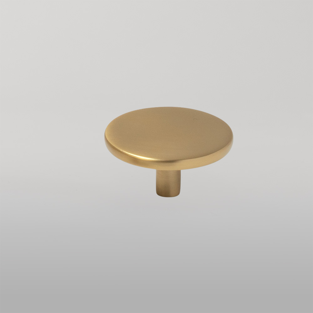 Momo Vena Knob 50mm Brushed Satin Brass