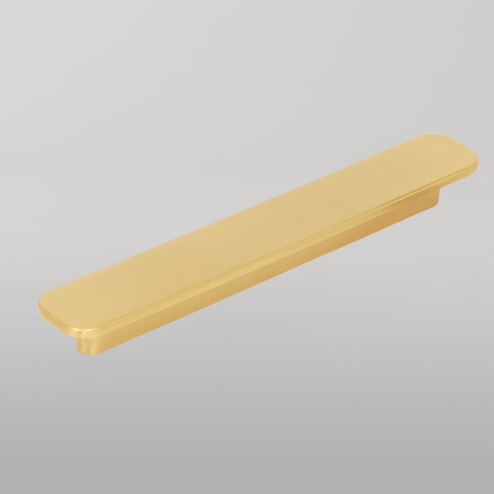 Momo Aspen Solid Brass Pull Handle 160mm Brushed Satin Brass