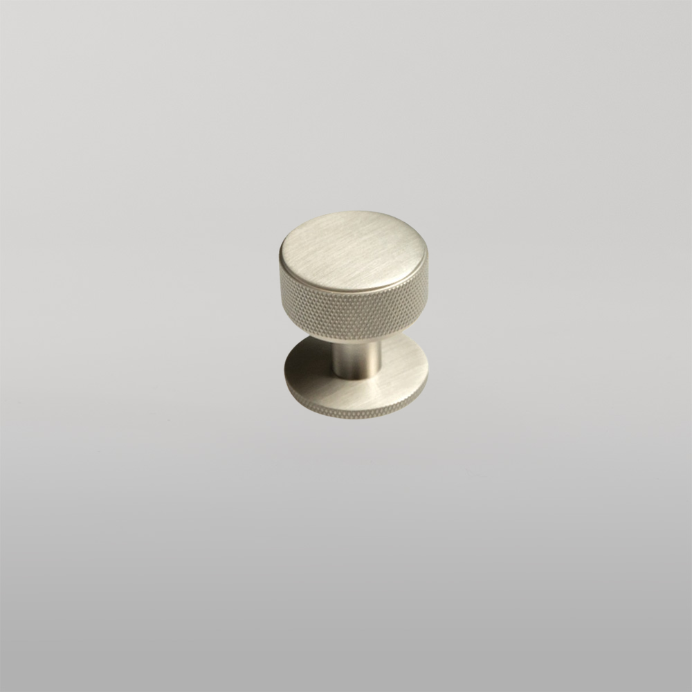 Momo Belgravia Solid Brass Round Knob 35mm Dull Brushed Nickel