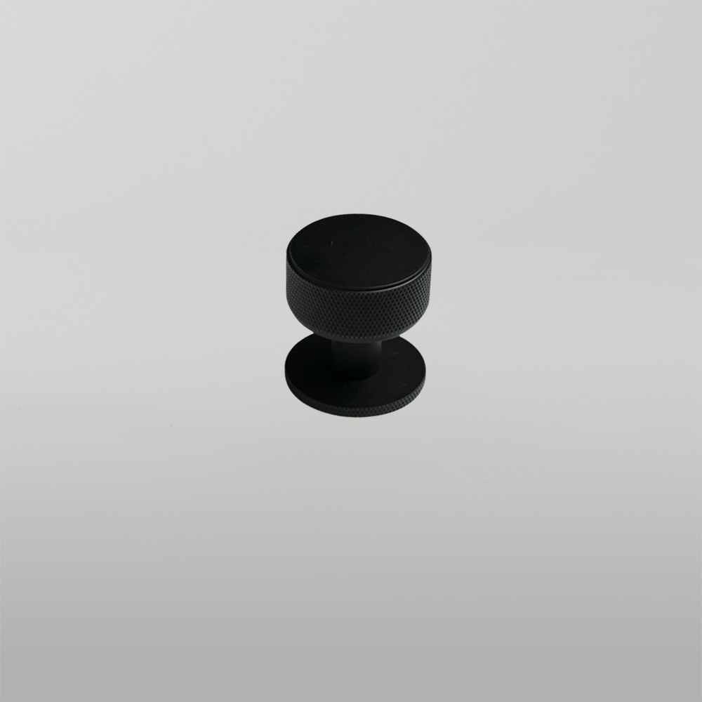 Momo Belgravia Solid Brass Round Knob 35mm Matte Black