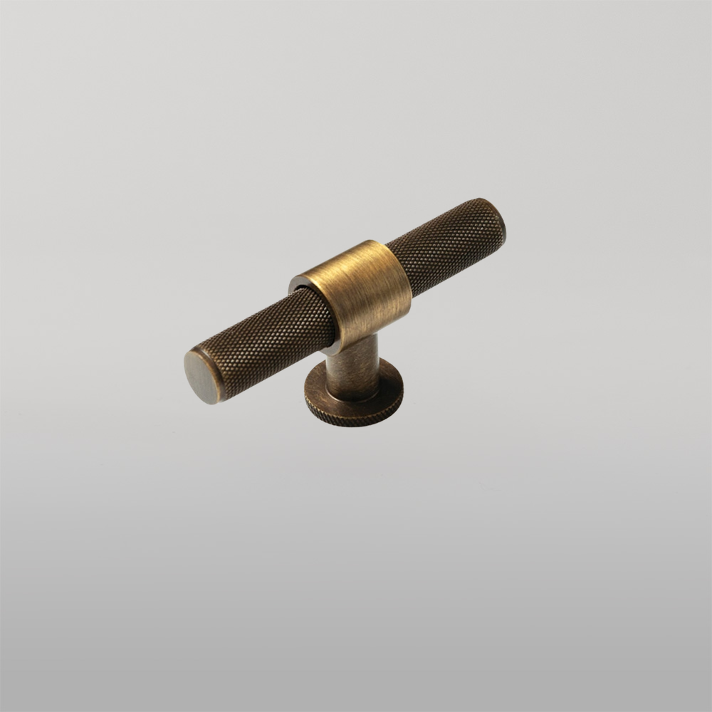 Momo Belgravia Solid Brass T Knob 82mm Bronze