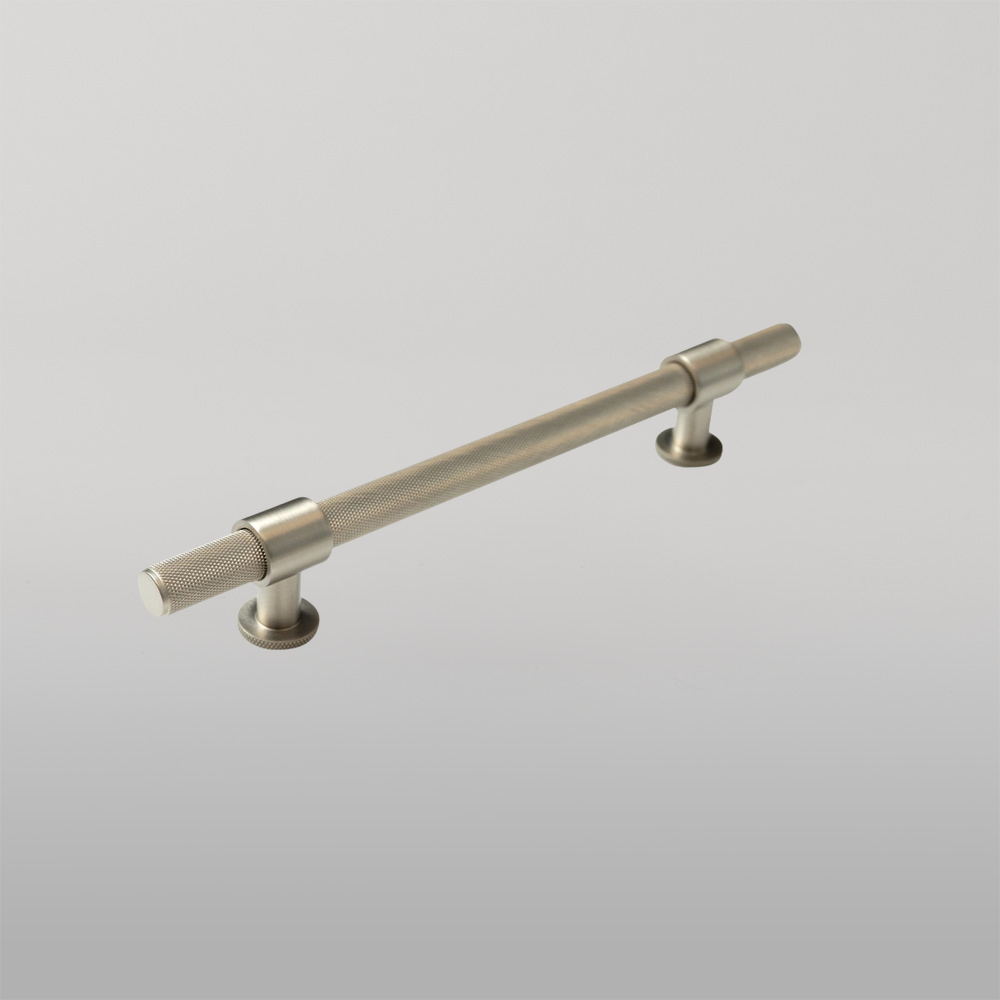 Momo Belgravia Solid Brass Bar Pull 160mm Dull Brushed Nickel