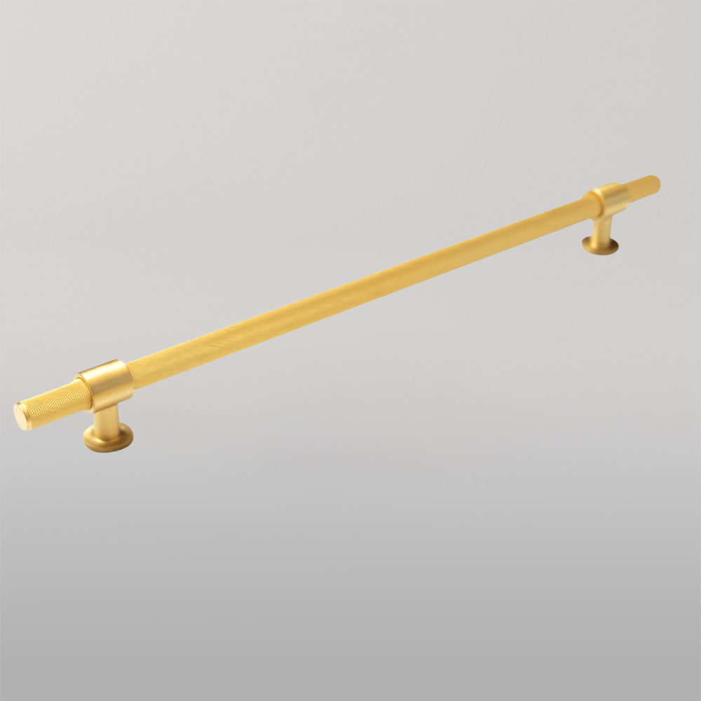 Momo Belgravia Solid Brass Bar Pull 320mm Brushed Satin Brass