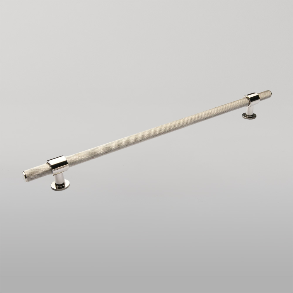 Momo Belgravia Solid Brass Bar Pull 320mm Polished Nickel