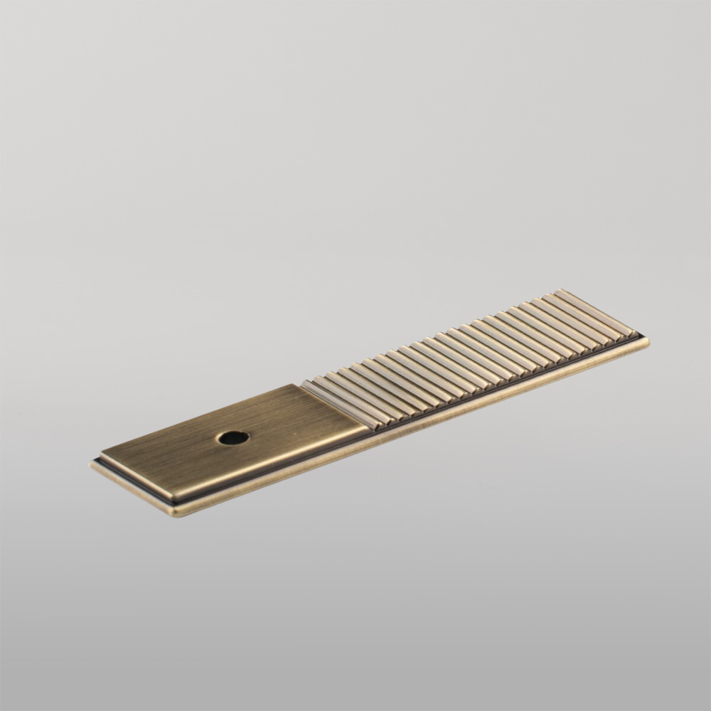 Momo Barrington Knob Backplate 32mm Dark Brushed Brass