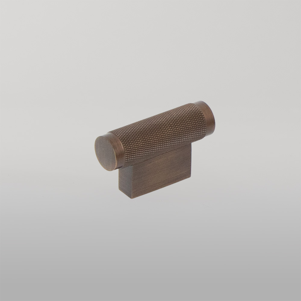 Momo Brighton Solid Brass T Knob 50mm Bronze