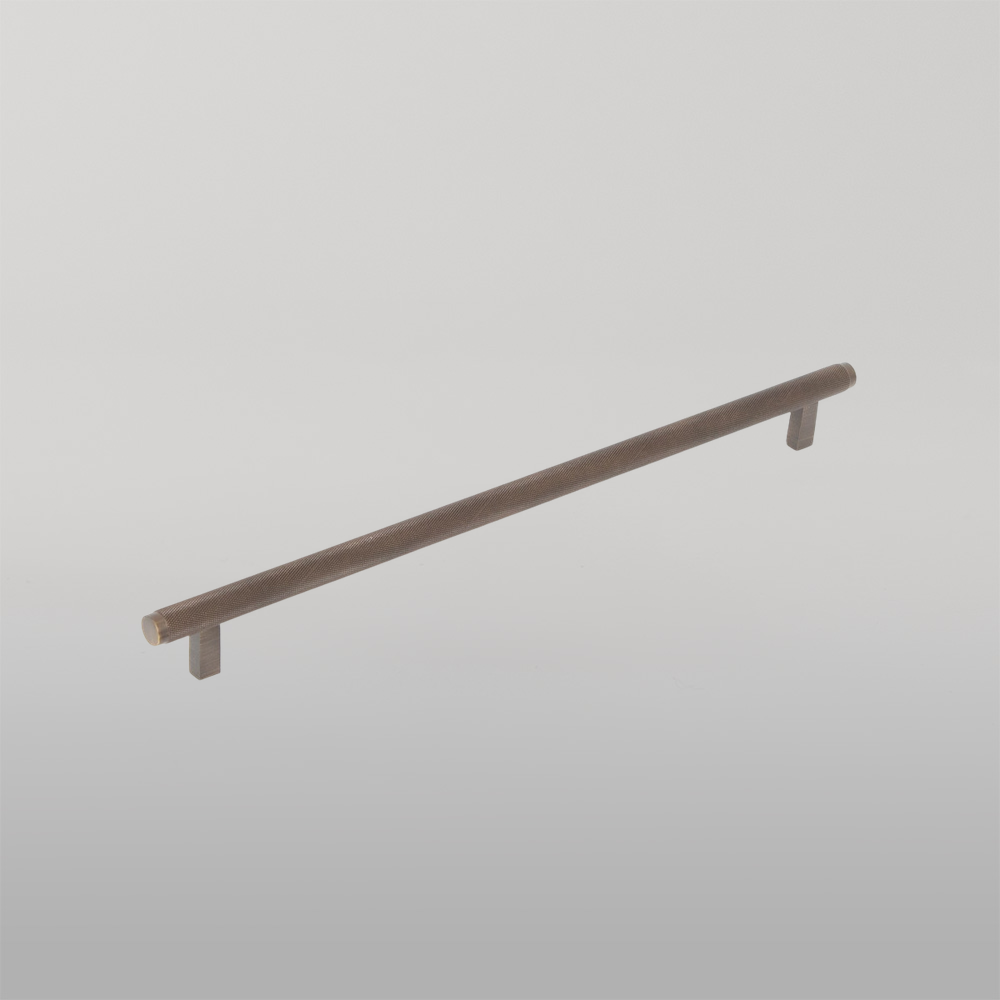 Momo Bellevue Solid Brass Knurled Bar Pull 320mm Bronze