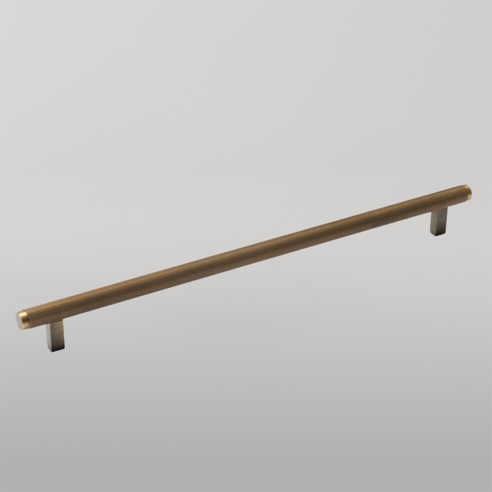 Momo Bellevue Solid Brass Plain Lined Bar Pull 320mm Bronze