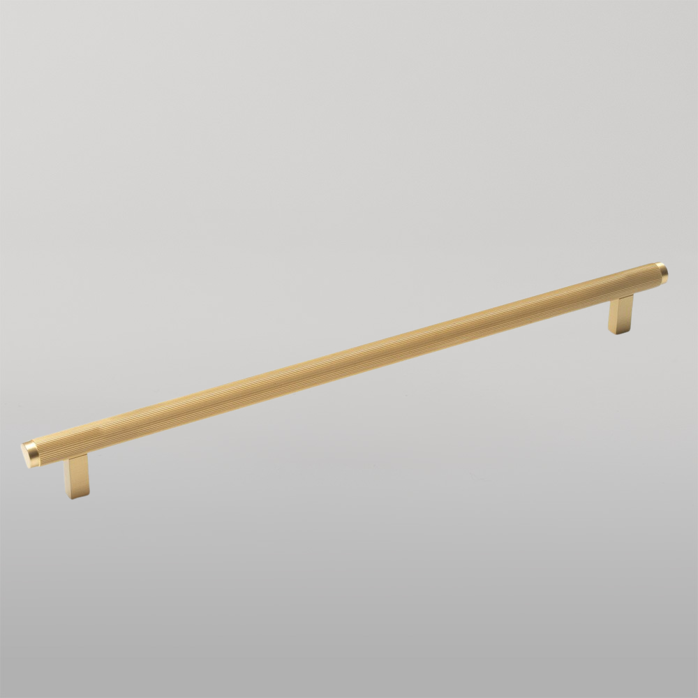 Momo Bellevue Solid Brass Lined Bar Pull 320mm Brushed Satin Brass