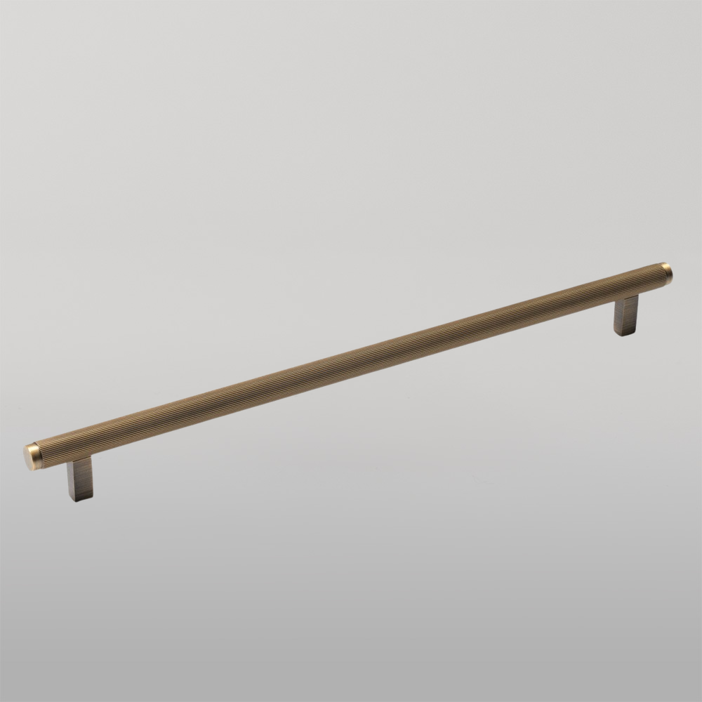 Momo Bellevue Solid Brass Lined Bar Pull 320mm Dark Brushed Brass