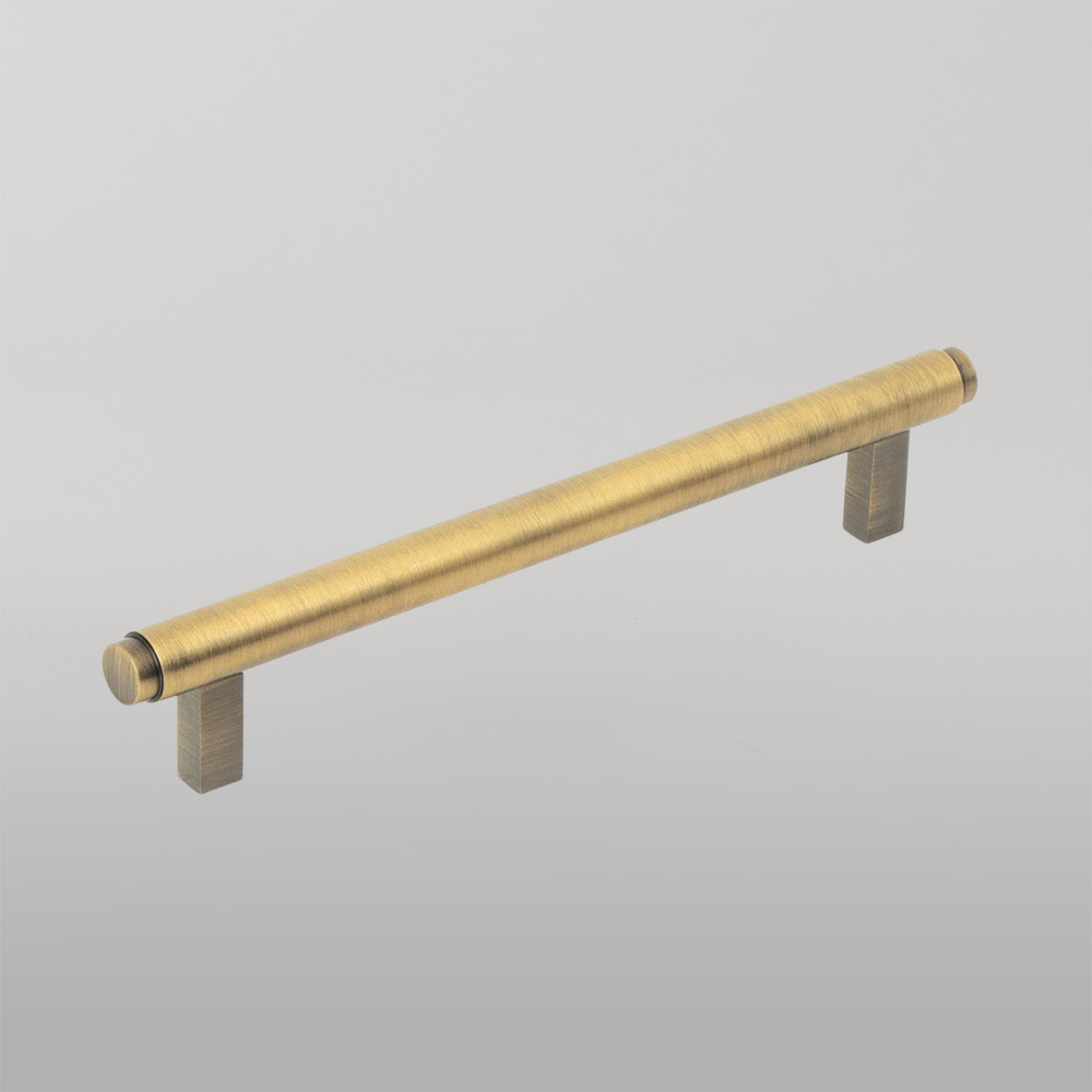 Momo Bellevue Solid Brass Plain Bar Pull 160mm Dark Brushed Brass