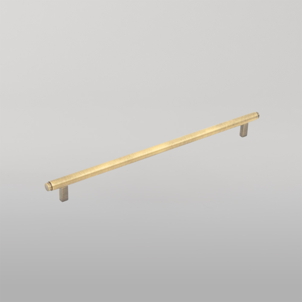 Momo Bellevue Solid Brass Plain Bar Pull 320mm Dark Brushed Brass