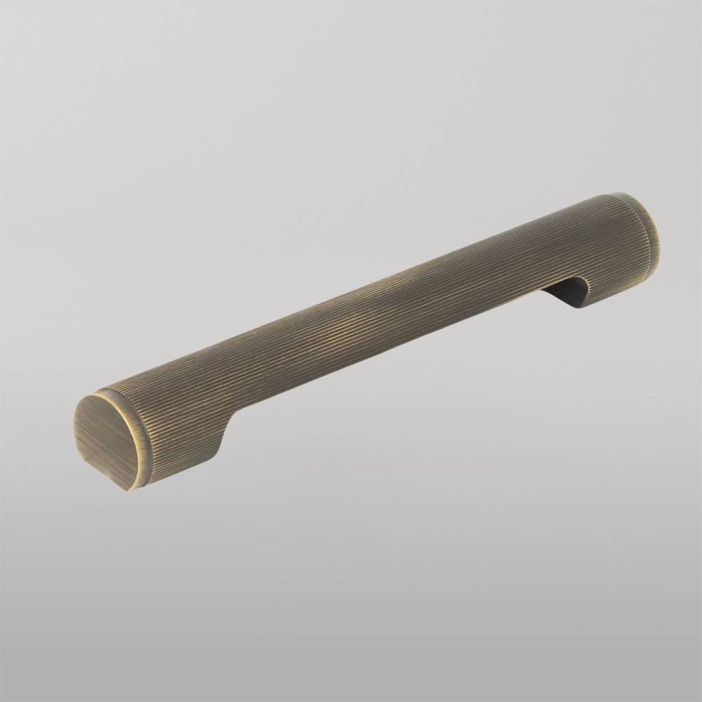 Momo Manhattan Solid Brass Pull Handle 160mm Dark Brushed Brass