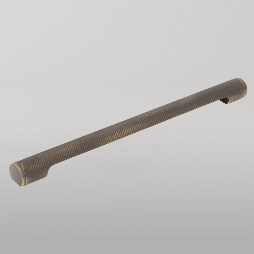 Momo Manhattan Solid Brass Pull Handle 320mm Dark Brushed Brass