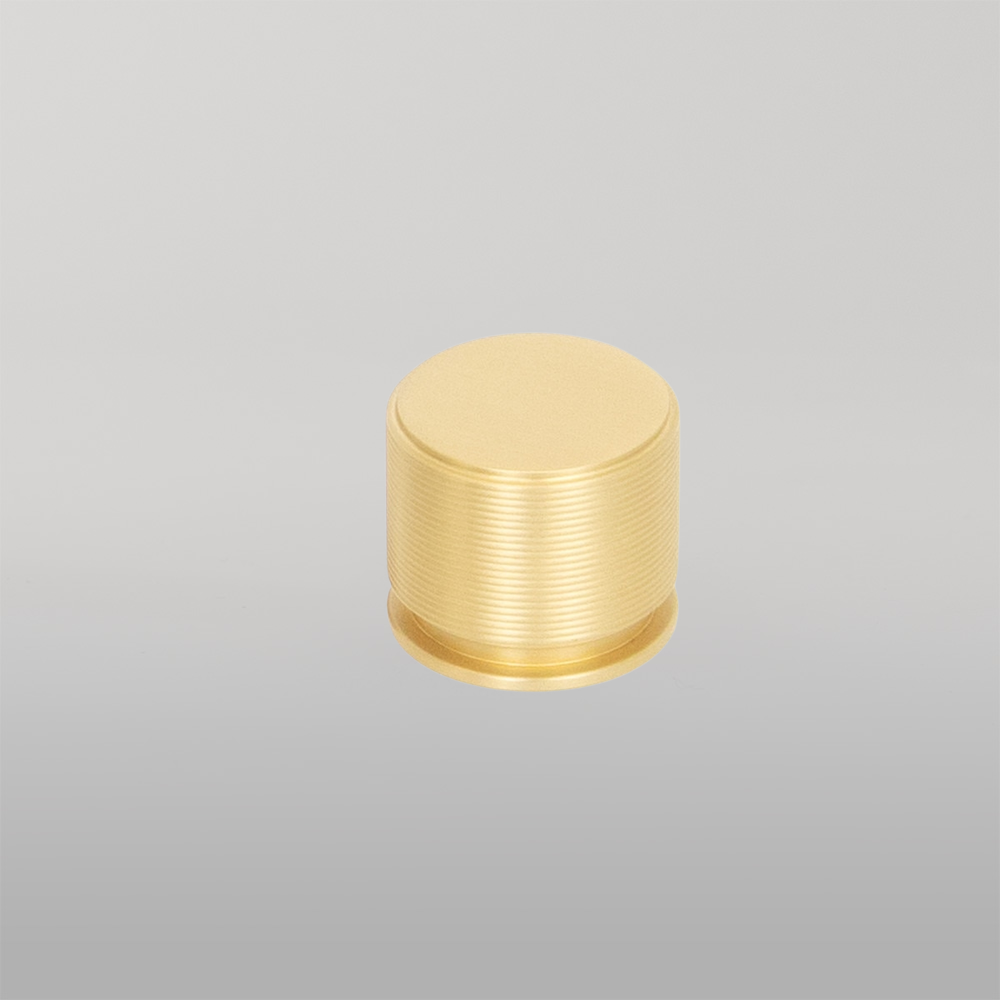 Momo Sussex Solid Brass Knob 35mm Brushed Satin Brass