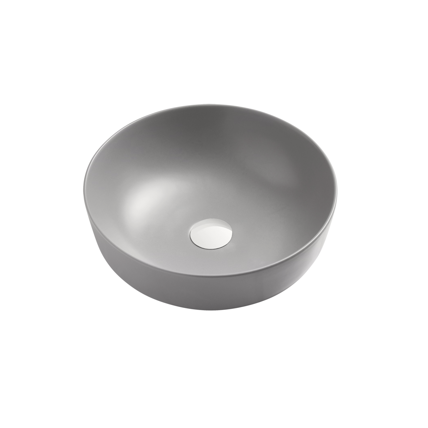 Naples Counter Top Circular Basin Grey