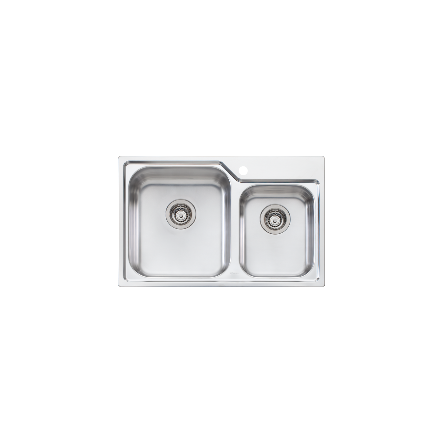 Nu-Petite 1 And 3/4 Bowl Topmount Sink Left Stainless Steel