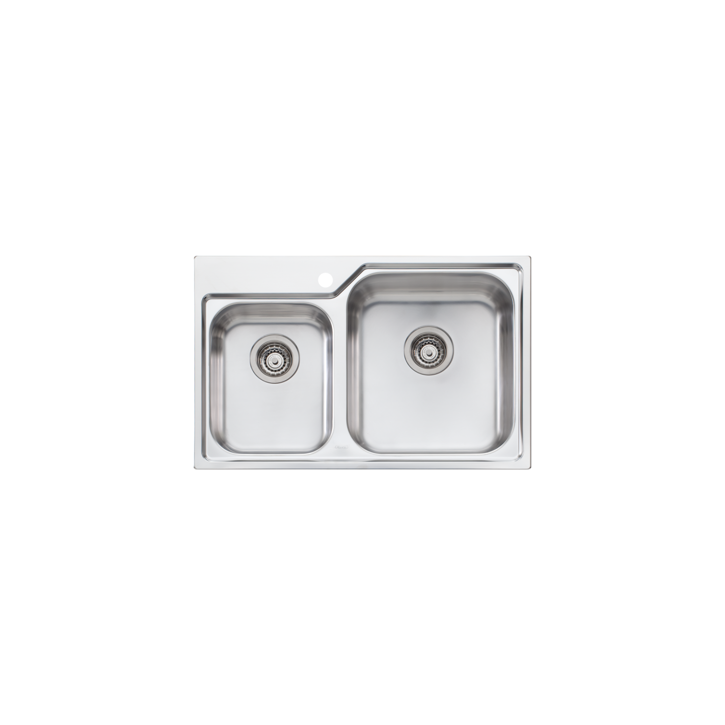 Nu-Petite 1 And 3/4 Bowl Topmount Sink Right Stainless Steel