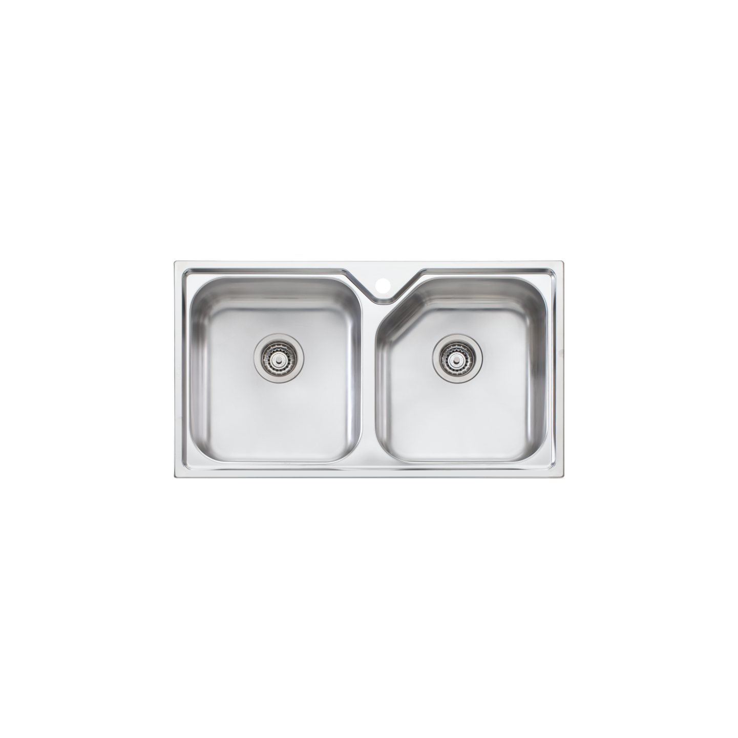 Nu-Petite Double Bowl Topmount Sink Stainless Steel