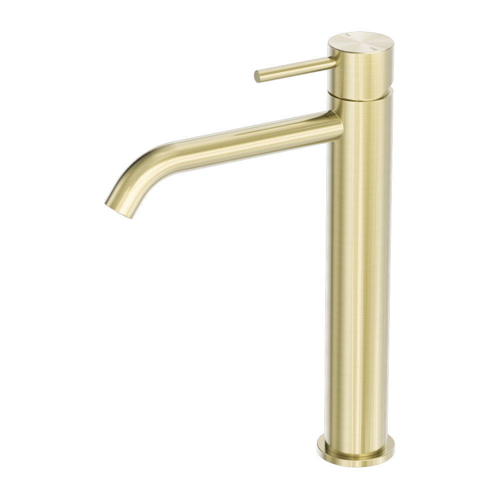 Zen Tall Basin Mixer Brushed Gold