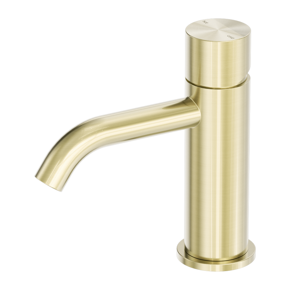 Zen Basin Mixer Handless Brushed Gold