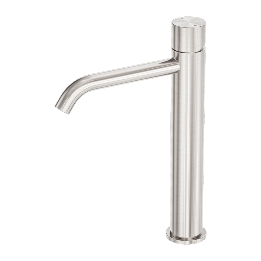 Zen Tall Basin Mixer Handless Brushed Nickel