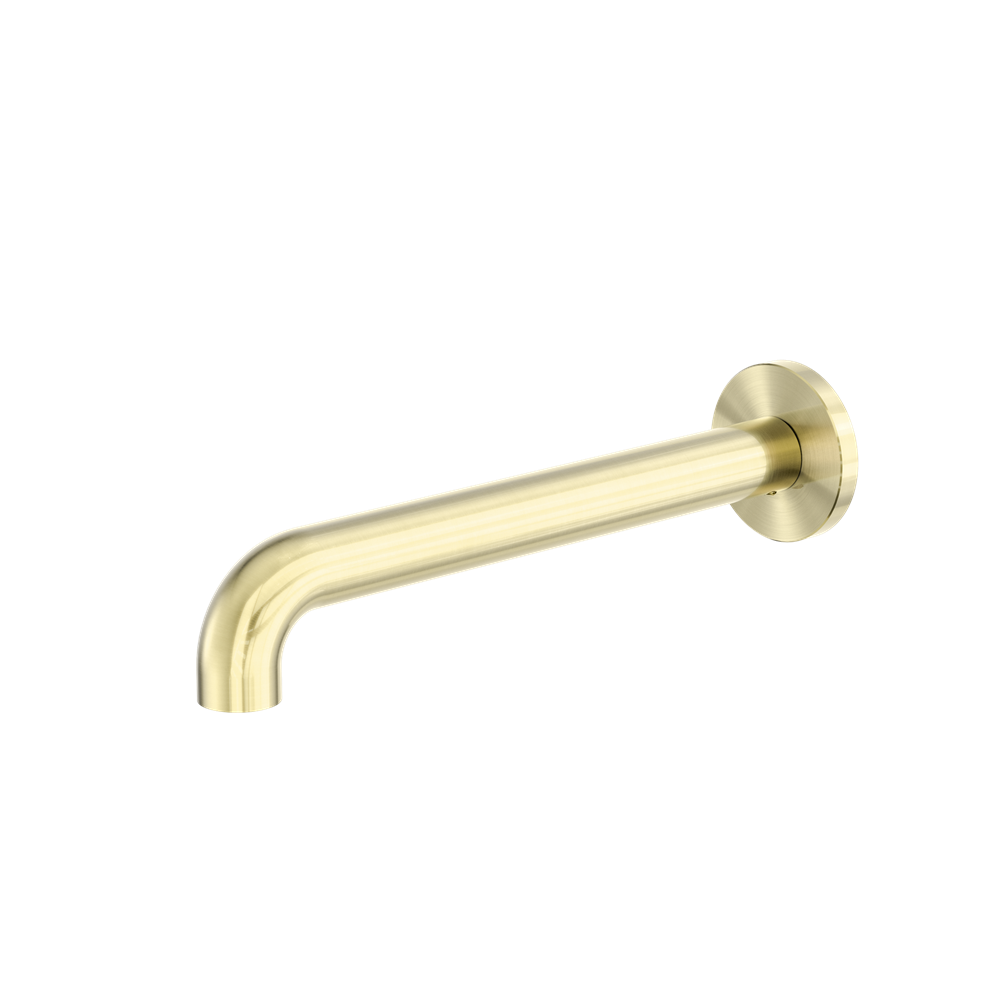 Zen Round Basin/Bath Spout Only 185mm Brushed Gold